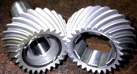Spiral pair with 45 shaft