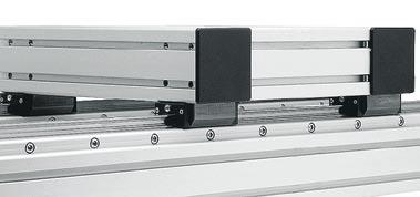 The key features of linear guide systems PS are high load-carrying capacity, rigidity and compact design.