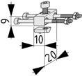 Mechanical Drive Elements Timing-Belt Tensioner For fastening and tensioning the Timing Belt on a sliding carriage or support profile (using Counter-Reverse Unit 8).