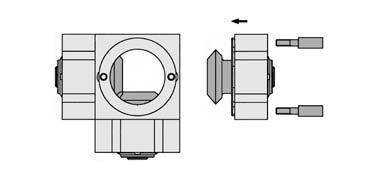 kinematics. The Bearing Block can be pinned to the gear housing (dowel DIN 7-4m6x20).