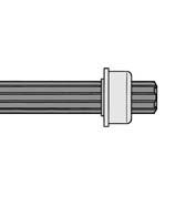 Multi-Spline Shaft. Sealing Plug N NBR Hardness 70 Sh A m = 3.