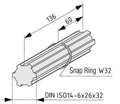 Coupling Housing, and the Coupling Inserts are not under any axial load.
