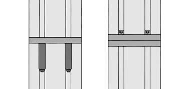Fastener) Attachment of drives (possibly with Adapter Flange Universal) and Timing-Belt Reverse Units to the Bevel
