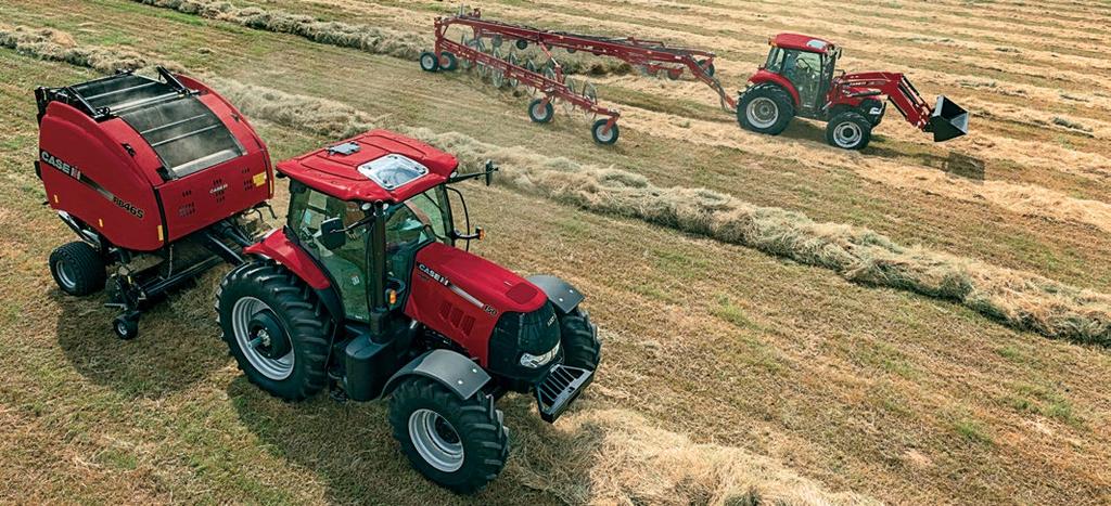 RB5 series round baler consistently build dense round bales from 400 to 2,200 pounds.