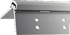 This hinge is used in extra heavy duty applications and requires the doors/ frames to be specially