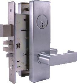 latch your door M Series Grade 1 Heavy Duty, Mortise Lock The M Series is produced for the most demanding of openings.