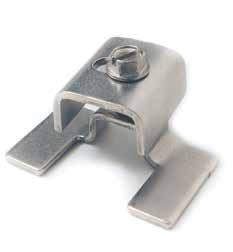 WALL-MOUNT ENCLOSURES Door Clamp Assemblies With Bracket: Types 4, 12 and PH TYPE 4 FabTech s tapped Door Clamp Brackets are intended to be welded to the enclosure and the clamp assembly is then