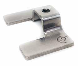 WALL-MOUNT ENCLOSURES TYPE 4 TYPE 12 TYPE PH Door Clamp Hardware Bracket: Types 4, 12 and PH FabTech s Door Clamp Bracket is intended to be welded to the enclosure to accept either the standard door
