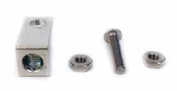 MISCELLANEOUS HARDWARE Grounding Kits: NEMA For installation in large enclosures to ensure positive grounding continuity.