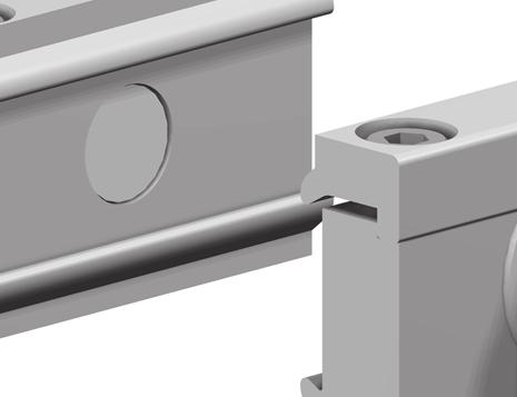 .SBR The trunnion mounting is fitted to the dovetail rails of the actuator profile The mountings are supplied in pairs. Material: Aluminium XV min = = XV+1/2 stroke XV+ max.