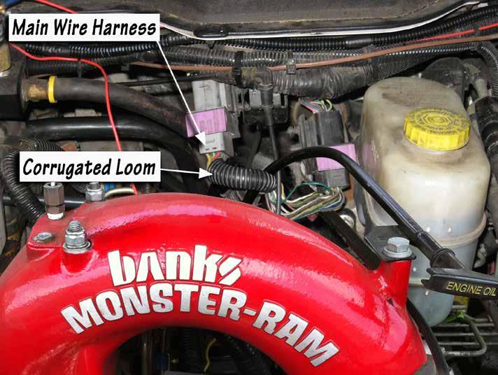 in your kit and install over the main connector wires to protect it from rubbing against the dipstick.