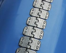 therefore, less stress. Preparing belt ends with a straight cut requires simple tooling and is done easily and quickly.