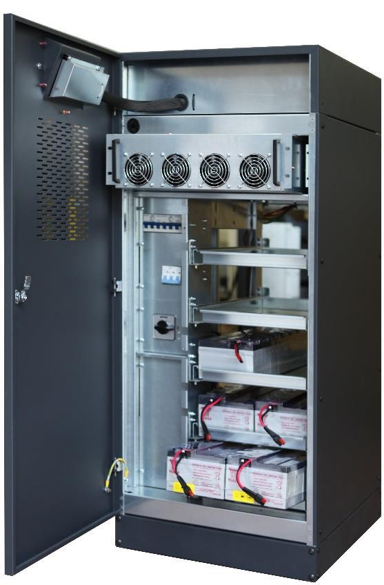 Fast and Simplified Intervention UPS NS3000 SERIES MTTR (Mean Time To Repair) is a particularly important parameter for the UPS, when the system is in ordinary maintenance or repairing intervention.