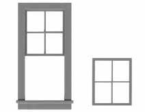 50 28 x 70 2/2 DOUBLE HUNG WINDOW INJECTION MOLDED PRECUT GLAZING AND SHADES. OPENING.