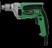 CORDED DRILLS 3/8" 4.6-Amp Right Angle Drill, Dial-In EVS, Reversible D10YB Amp 4.6 Chuck 3/8" Keyed 500-2,300 RPM 106.2 in-lbs 3.