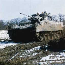Reconnaissance Regiments based in the UK retained a different organisation from 1982 onwards, with mixed Scorpion and Scimitar: x3 CVR(T) Scimitar 30mm Vehicle CWBR-06 x3 CVR(T) Scorpion 76mm Vehicle