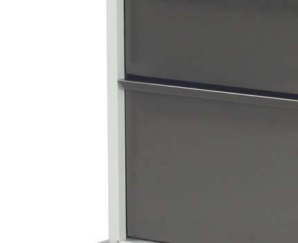 time Full extension drawers, heights 85, 170 & 255mm (max load 30.