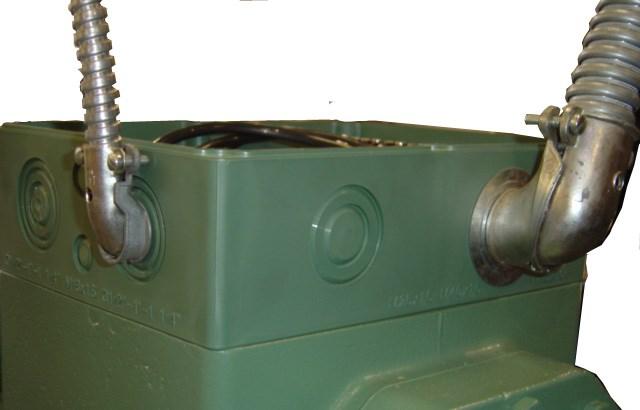 (See Figure 2.5b) 6. Remove the terminal box cover. Connect all electrical flex to the terminal box.