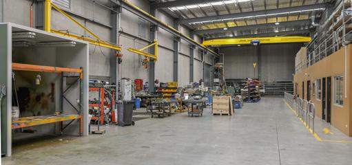 WORKSHOP CAPABILITIES Our technical service division in South Australia allows us to provide in-house