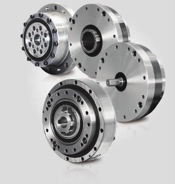 WP Strain Wave Gears Harmonic gear reduction mechanism that achieves zero backlash, as well as exceptional positioning accuracy, repeatability and high torque density High Reduction Ratios in a
