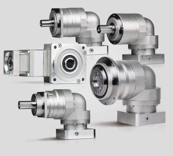 EV Series Right-angle Planetary Gearheads Compact right-angle design for application where space and clearance are a serious limitation Exceptional value for mid to high end motion control