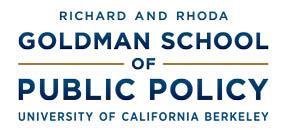Goldman School of Public Policy UC Berkeley https://gspp.berkeley.