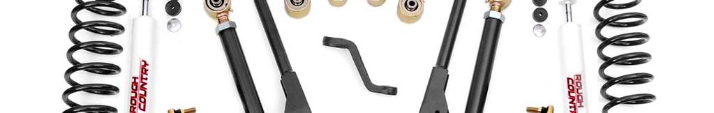 1-Dr Side Frame Mount Disconnect Brkt 1-Pass Side Frame Mt Disconnect Brkt 2-Front Bent Sway Bar Links 2-Rear Straight Sway Bar Links 2-Front Stainless Brake Lines 1-Pitman Arm 1-Rear Track Bar