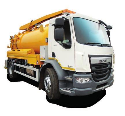 It is also equipped with high pressure water jetting to clear gully connections and domestic drains. The vacuum tank can be used to empty septic tanks and cesspools.