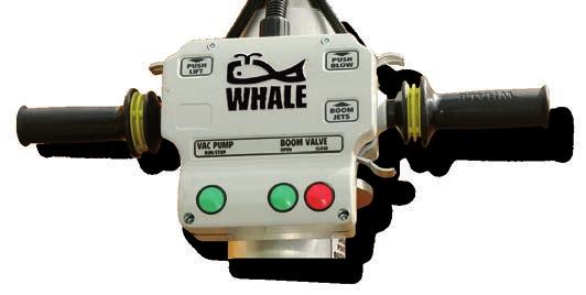 WHALE ANTI-VIBRATION BOOM CONTROL Specially developed handles to reduce health and