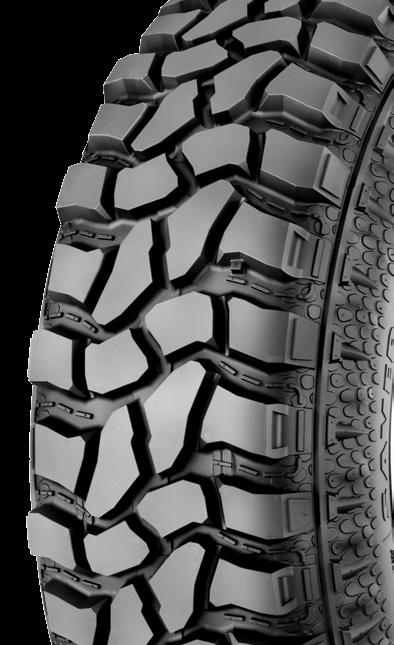 To handle abuse from the most demanding off road conditions, choose the rugged Komodo M/T Plus.