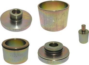 Can also be equipped with 1090-60-05 (open side) to become a 1090-69. Replace a ball-joint or bushing in 5-10 minutes.