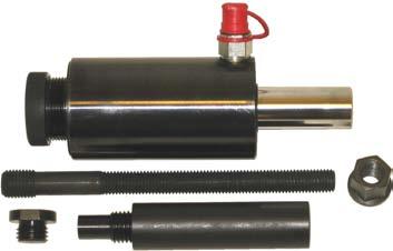 Hydraulic cylinders 1090-01 Hydraulic cylinder 16 ton (1090-01-WAL) 16 tons pressing and pulling hydraulic cylinder in a compact size. Designed for everyday use in auto repair shops.