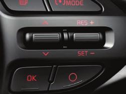 Built-in Cruise control Buttons at your fingertips let you set, adjust or cancel the cruise