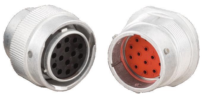 thermoplastic housing Coupling ring for mating HDSCS Connectors Accepts contact sizes 6.3 (up to 40 amps), 2.8 (up to 40 amps), and 1.