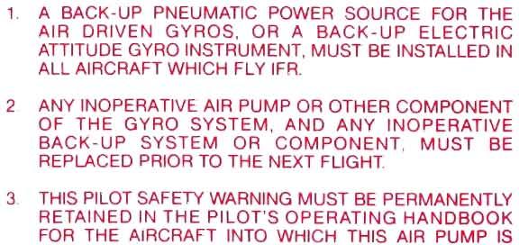Subject: SAFETY WARNING - Instrument Power System.