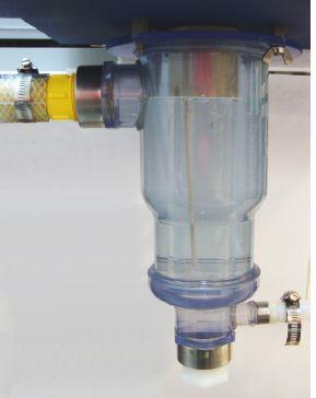 Automatic Testing of VOCs Water samples are continuously pumped through the sampling chamber VOCs are extracted from water using purge and trap technology Argon gas bubbles through the water sample A