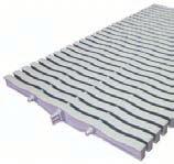 89 061011302000 20 295 0.053 8.5 297 5.4 OVERFLOW GRATINGS - STRAIGHT ELEMENTS (34mm) 061010203400 34 195 0.053 8.3 351 6.