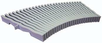 9 OVERFLOW GRATINGS - CURVED ELEMENTS (34mm) 061011203400 34 195 0.053 7.8 351 6.38 061011253400 34 245 0.053 8.2 297 5.