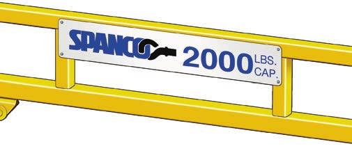 Are forklifts and conveyors proving to be too awkward, slow, or hazardous for these tasks? With a Spanco Workstation Bridge Crane, employees can move loads up to 4000 pounds quickly and easily.