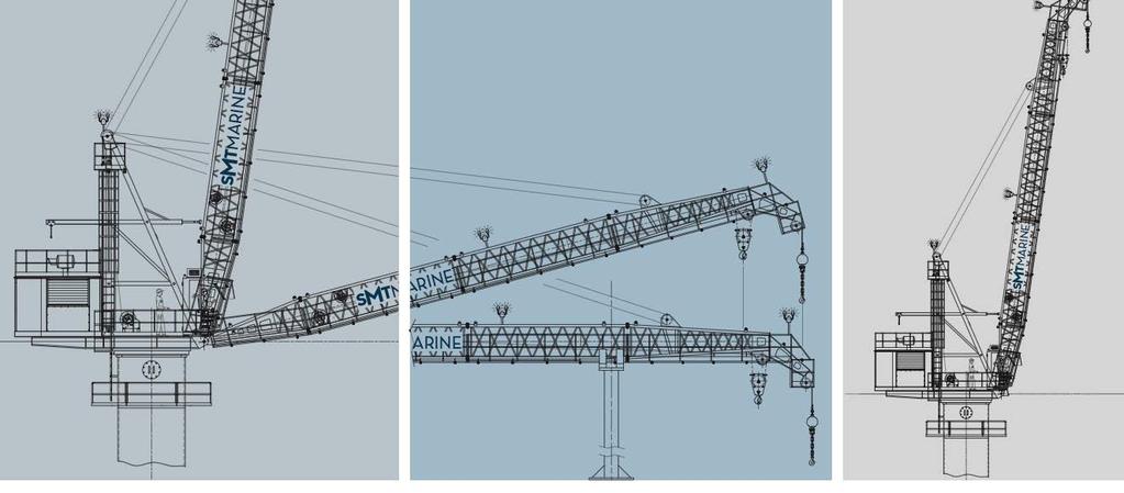 LATTICE BOOM CRANES FOR OFFSHORE INSTALLATION Tailored solutions are available to suit specific Customer requests. Applications can take place onboard platform, FPSO, FSRU and Jack Up Rigs.