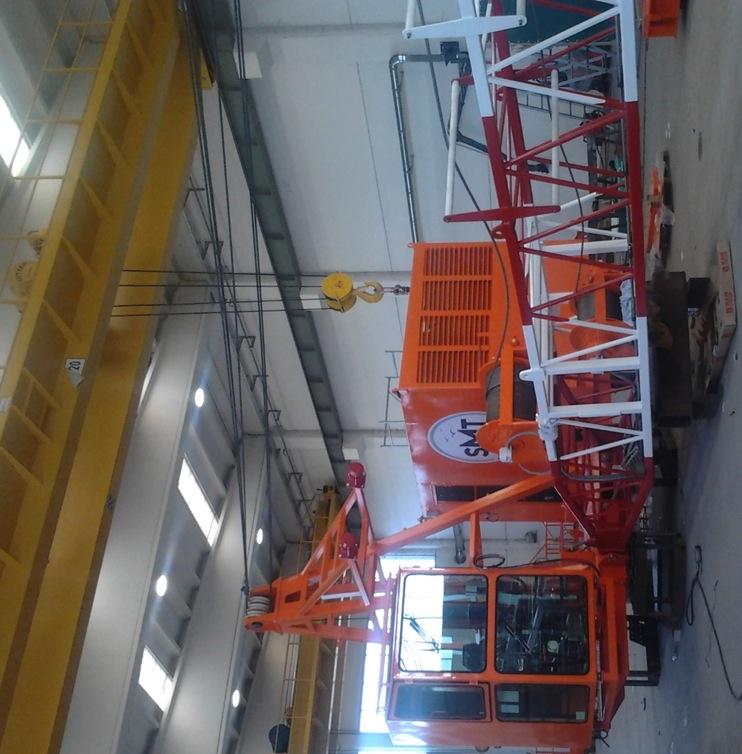 CRANES DURING FINAL ASSEMBLY PHASES LATTICE BOOM CRANES FOR