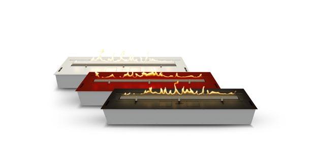 automatic fireplaces collection ETHANOL FUELED - ELECTRONICALLY CONTROLLED Fire
