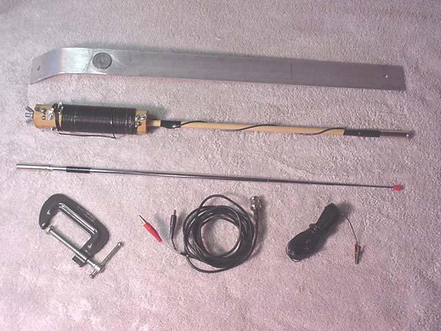 Homebrew Travel Antenna This is a low cost homebrew two band travel antenna for 20 and 40 meters. It is based on the B&W Travel Antenna concept with a telescoping whip and a loading coil.