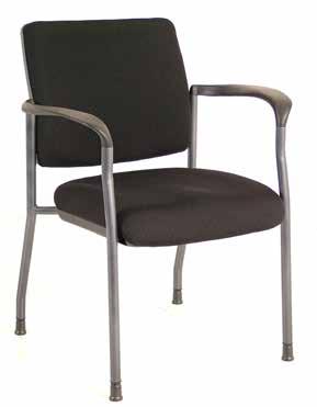 Nesting & Guest Sensor Series Sensor Nesting Guest Chair Model No. 2094 Available in Black Fabric Mesh with Black Fabric Seat on Chrome Frame.