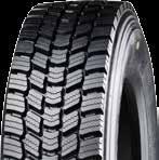 Long life resulting from an advanced tread technology and high performing compound. 245/70R19.5 265/70R19.5 305/70R19.5 11R22.