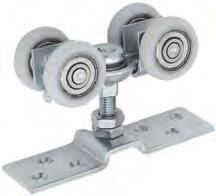 SLIDING DOOR FITTINGS SGSF-8300 Top Roller Hanger Suitable for: Heavy internal doors for commercial and industrial
