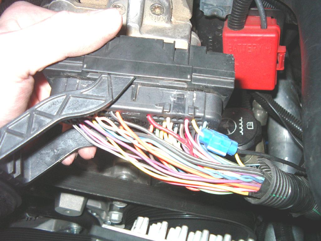 Make this splice a couple inches from the connector so you have room to work. We recommend solder and shrink wrap for this connection over using tapping hardware. 2007.