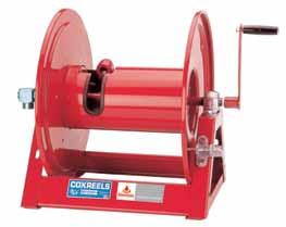 1185-1124-H 1 1/2 hand rewind hose reel 1185-1524 1 1/2 hand rewind hose reel 1185-2024-A 1 1/2 Air Rewind Hose Reel All metal construction Capable of storing and retrieving 15m of 38mm ID hose