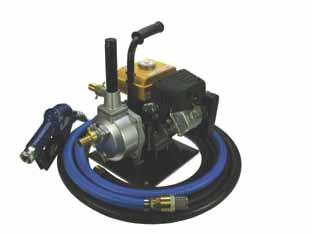 6 litre unleaded petrol tank Total head 20 metres, suction lift 9 metres 4 stroke engine with recoil start 1 hose tails & suction strainer 4 metres suction hose with filter 6 metres of delivery hose
