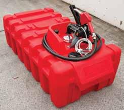 Dispensing kit consists of a heavy duty polyethylene tank 12V pump, antistatic fuel delivery hose, 2 metre battery cables and dispensing nozzle 600L capacity polyethylene tank cannot dent, scratch or